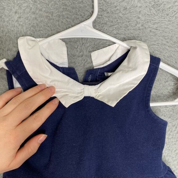 Janie and Jack girls 3 peter pan neck fit flare dress pink hearts sleeveless - Picture 3 of 7